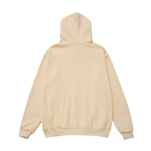 เสื้อฮู้ดดี้สีกรมท่า ผ้าฝ้ายแท้ 100% แห้งเร็ว ย้อมสีพื้น ขายดี ทรงโอเวอร์ไซส์ กันลม คุณภาพสูง รับผลิตตามแบบ - Product Image 3