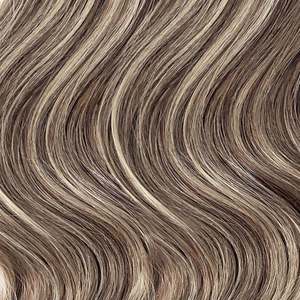 ผมต่อแบบแบน Remy Human Hair เกรด 8A สีน้ำตาลประกายแพลตตินั่ม บาลายาจ แบบตรง - Product Image 2