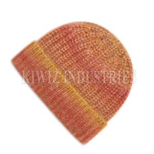 Fabrication sur mesure avec logo Mohair Beanie Hats 2024 All Over Print Designer Mohair Beanie Hats à vendre - Product Image 3