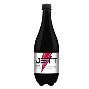Bebida Energética Jett Pet 800ml Lata Roja Sabor Original con Cafeína y Taurina PET - Product Image 1