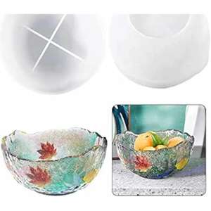 Bol en résine époxy de qualité supérieure fait à la main avec des couleurs personnalisées et une forme personnalisable, accent décoratif pour les magasins de décoration intérieure - Product Image 5