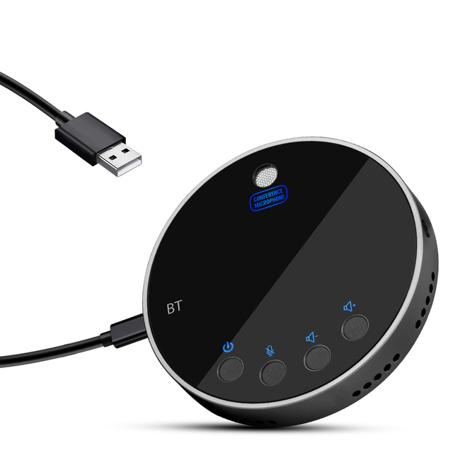 Biner Q8 Professional Type-c/USB Conference Table Microphone Conference System Room Microphone Speaker