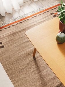 Alfombra de lana moderna hecha a mano de tamaño personalizado de fábrica, alfombras de lana Beige Jivan para comedor, Salón/entrada, dormitorio, sala de estar - Product Image 2