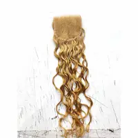 Tóc Vàng Nguyên Chất 613 Virgin Remy Tóc Màu Phần Mở Rộng Dệt, Bạch Kim Blonde Human Hair Extension Bện