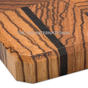 ชุดจานรองแก้วไม้ธรรมชาติคุณภาพสูง 4 ชิ้น รูปทรงสี่เหลี่ยม ผลิตจากไม้สำหรับใช้ในครัว เกรดสำหรับอาหาร - Product Image 5