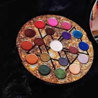 Marque privée Halloween Smoky Palette de fard à paupières 9 couleurs longue durée mat miroitant nu maquillage des yeux étanche métallique Smoky Eye