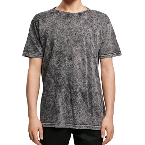 Camiseta de algodón 100% para hombre, Camiseta holgada estampada 2025 de alta calidad, aspecto más vendido, camiseta de lavado ácido para hombre, calidad Premium sólida - Product Image 4