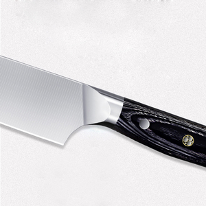 มีดเชฟเหล็กดามัสกัสพร้อมที่จับไม้ - Product Image 4