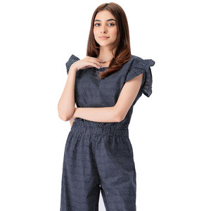 Dernière conception de combinaison de yoga taille haute pour femmes, respirant 100% coton, décontracté, fabrication pakistanaise - Product Image 4