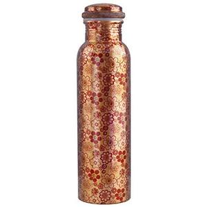 Premium Marble Printed Copper <b>Water</b> <b>Bottle</b>, Designer Ayurvedic <b>Metal</b> Drinkware for Health, Eco-Friendly & Corporate Gifting - Product Image 2