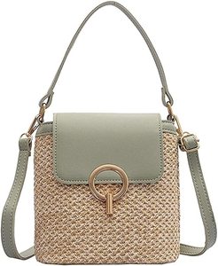 Sac fourre-tout en paille pour femmes grande capacité Shopping fourre-tout bohème sac à bandoulière voyage sac de plage avec doublure OEM - Product Image 1