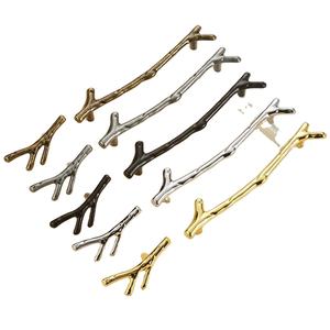 กิ่งทองแดงโบราณตู้ดึงอลูมิเนียมหล่อสาขาย้อนยุคจับลูกบิด - Product Image 1