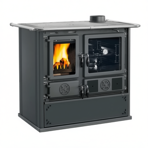 Cocina de leña 8,8kW ROSA Vst 16 Acero Antracita 5 estrellas (103x65x85,1cm) - Product Image 3