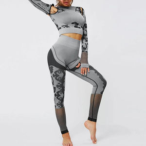 Mallas de Yoga para Fitness de la mejor calidad, hecho en Pakistán, nuevo diseño, ropa de gimnasio, conjunto de Yoga para mujeres en el mejor Material, conjuntos de Yoga para mujeres - Product Image 6