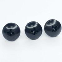 Vis à tête hexagonale en acier inoxydable noir oxydé de qualité supérieure, métriques, personnalisées, 12 mm, M2, M3, M4, M6, M8