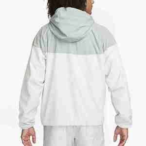 2026 Hooded Canvas Windbreaker <b>Jackets</b> Custom LOGO Color Block Regular Fit <b>Lightweight</b> Hot Sale <b>Running</b> Men Sports Style - Product Image 2