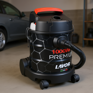Bidone aspiraceneri 1000W (20Lt) ASHLEY 1000 Premium Evo Negro y Rojo 40024 00007 - Product Image 3