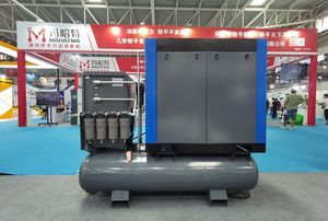 工厂低噪音压缩机工业用旋转式11kw 15hp静音螺杆式空气压缩机空气压缩机Rubowy - Product Image 5