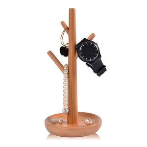 Bandeja de Regalo, Bandeja de Joyería de Madera Hecha a Mano, Organizador Elegante para Anillos, Relojes y Accesorios Diarios - Product Image 1