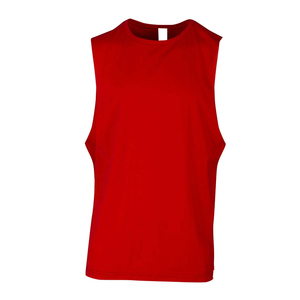 2024 hommes séchage rapide débardeur en gros bas prix respirant Spandex/coton tricoté sans manches course Singlet entraînement imprimé - Product Image 2