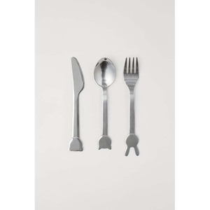 Support Logo personnalisé Portable Cuillère Couteau Fourchette Couverts Élégante Simplicité Argent Plaqué Hôtel Maison Couverts Réutilisables Ensemble - Product Image 5