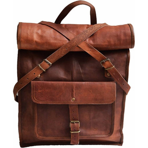 Hiking Rucksack <b>Gaming</b> Rucksack Laptop Bag Travel Bag Bags for Men Leather Handmade <b>Backpack</b> Real Leather Rucksack Unisex Multi - Product Image 1