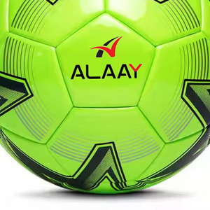 Balón de fútbol con logotipo personalizado de Alaay, fútbol de PU hecho en fábrica en diseño colorido para entrenamiento y uso de partidos deportivos, balón de fútbol - Product Image 6