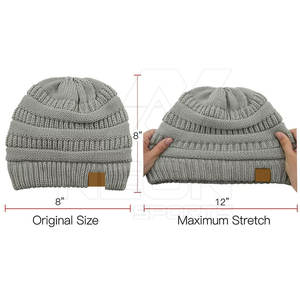 Bonnets de qualité supérieure, dernier design, vente en gros, 100% laine et coton, bonnets personnalisés - Product Image 6
