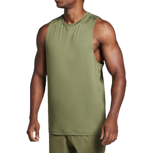 Fitness Top Lightweight Plain Blank Men's <b>Running</b> Tank Tops Workout Tops Plain Sleeveless <b>Singlets</b> - Product Image 1