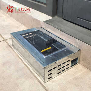 Piège à souris multi-loquet avec fenêtre transparente, jardin intérieur non toxique, piège à souris en acier galvanisé avec Double porte Vietnam - Product Image 5