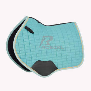 Vente en gros de tapis de selle anglais de qualité supérieure construction durable doublure en tissu doux respirant matelassé design léger confortable - Product Image 1