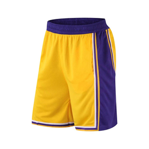 Shorts de basket-ball unisexes 100% polyester antibactérien respirant anti-UV séchage rapide taille plus personnalisable vêtements de sport - Product Image 1