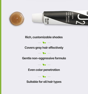 BrowXenna ®   OXYGEN J2 Kit doble de tinte para cejas y pestañas, set de 2 × 7 ml, negro # 2.07 - Product Image 2