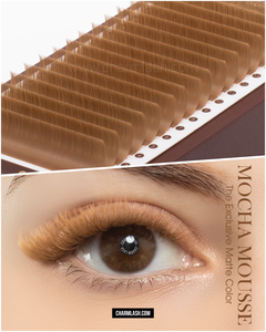 CharmLash Brown <b>Lash</b> Trays in Wholesale Custom <b>Adhesive</b> Tape .03 J & D Curl Stable Korean PBT Fiber Eyelash Extensions - Product Image 3