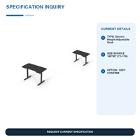 Bureau de jeu électrique réglable en hauteur avec plateau de 1400 x 600 mm et contrôleur de mémoire à moteur unique