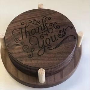 Almohadillas de protección de mesa, posavasos de corcho de diseño antiguo casero para servir té, posavasos absorbente para cuchara, platos de posavasos a bajo precio - Product Image 2