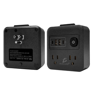 Adattatore Multipresa in Plastica 8 in 1 con 4 Prese, 2 USB, 2 Type C, Pulsante di Sicurezza e Power Bank Integrato - Product Image 3