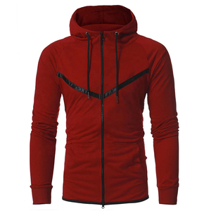 Sweat à capuche personnalisé en molleton pour homme, coupe oversize, vêtement de sport et de fitness, sweat à capuche élégant à 2 empiècements - Product Image 3