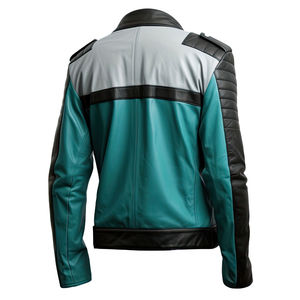 Chaqueta de cuero de alta calidad para hombre, chaqueta de cuero al mejor precio para hombre, chaqueta de cuero personalizada a la moda al por mayor, servicio OEM - Product Image 2