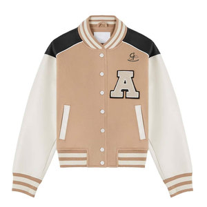 High Quality Lettermen <b>Jackets</b> Custom <b>Patches</b> Front Pocket Long Sleeve Quilted Winter Breathable Printed Features All Colors - Product Image 1
