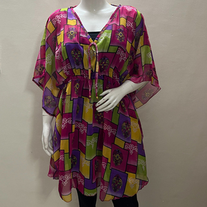 Coupe décontractée Maxi robe caftan femmes vêtements robe courte imprimé décontracté tenue de bureau pour le travail été plage haut vacances fête porter - Product Image 1