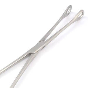 Pinzas Quirúrgicas de Acero Inoxidable al por Mayor, Mini Forester (Esponja) Ranuradas, 9.5 Pulgadas, Rectas, con Mordazas Ovaladas Fenestradas y Dentadas - Product Image 3