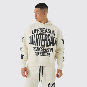 2025 Unisex pantalón Acampanado y Sudadera con capucha conjunto de chándal de alta calidad Puff estampado 100% algodón polar peso pesado ropa de calle para invierno - Product Image 2