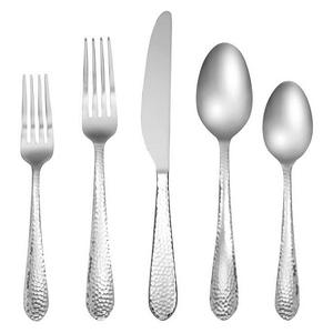 Cubiertos plateados de acero inoxidable para uso diario, juego de cubiertos de titanio y plata tradicional, seguro y saludable, gran oferta - Product Image 3