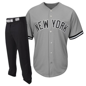 Uniforme de Béisbol de Poliéster de Alta Calidad con Diseño Personalizado 2023, Conjunto Deportivo Transpirable, Antibacteriano y de Secado Rápido para Deportes - Product Image 1