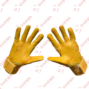 Gants de frappe de baseball réglables en cuir véritable de couleur rose et blanche les plus demandés - Product Image 6