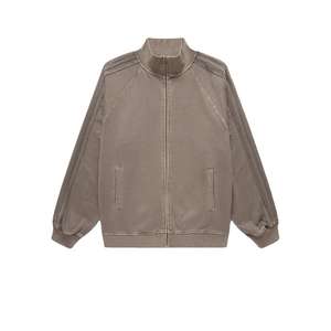 High Quality Cotton Fleece Oversized Fit Full <b>Zip</b> Up Thumbholes <b>Crop</b> Top <b>Hoodie</b> Custom Logo Sports Active Wear Women's Hoodies - Product Image 4