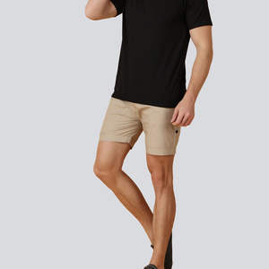 กางเกงขาสั้นวิ่งลำลองสไตล์ไฮสตรีทสำหรับผู้ชายแห้งเร็วชุดออกกำลังกายผ้าฟลีซใส่เล่นยิมพร้อมโลโก้ออกแบบได้ตามต้องการ - Product Image 5