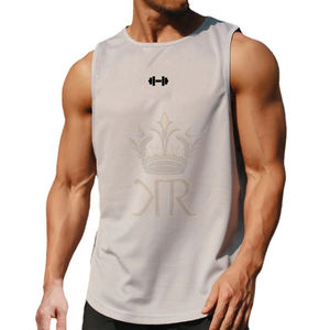 Débardeur de musculation décontracté pour homme, veste de sport sans manches en maille, vêtements de sport pour l'entraînement, débardeur de sport - Product Image 1