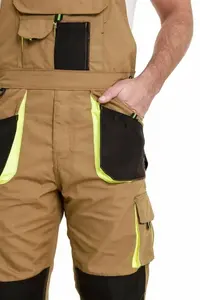 Men's 100% Polyester Hi Vis <b>Work</b> Trousers <b>Waterproof</b> Safety <b>Work</b> Pants with Reflective Multi-Pockets Hi Vis Workwear - Product Image 5